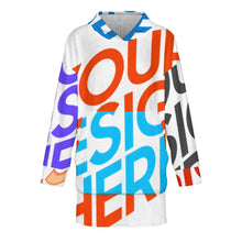 Lade das Bild in den Galerie-Viewer, Multi-Image-Design Damen / Frauen Mädchen Übergroße Hoodie Sweatshirt Decke Superwarme Kapuzenpullover Kuschelpullover MTY01 mit Foto Design Motiv Text selbst gestalten und bedrucken
