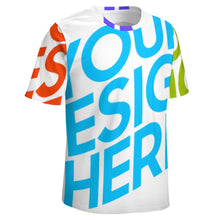 Lade das Bild in den Galerie-Viewer, Multi-Image-Druck Voll Druck Männer / Herren Premium Polyester T-Shirt NT mit Fotos Muster Text Logo selbst gestalten und bedrucken
