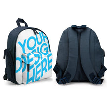 Lade das Bild in den Galerie-Viewer, Einfache Schultasche Schulrucksack für Kinder XB0604091 mit Fotos Muster Text Logo selbst gestalten und bedrucken