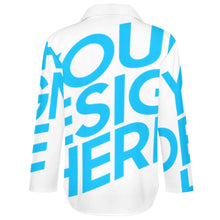 Lade das Bild in den Galerie-Viewer, Damen Einzelbilddruck Langarmhemd Shirt AY008 mit Fotos Muster Text Logo selbst gestalten und bedrucken