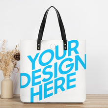 Lade das Bild in den Galerie-Viewer, Damen Leder Handtasche Shopper mit Foto Design Motiv Text selbst gestalten und bedrucken