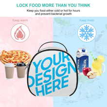 Lade das Bild in den Galerie-Viewer, Kinder Oxford Lunch Bag Kühltasche Lunchtasche A015 mit Tragegriff mit Foto / Text selbst gestalten und bedrucken