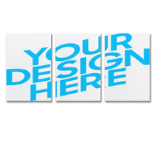 Lade das Bild in den Galerie-Viewer, 3 Panel hängende Poster vertikal 2:3 / Leinwandbild 3-teilig / Wandbilder Leinwand Malerei 3 Panel mit Foto selbst gestalten und bedrucken