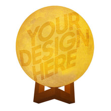 Lade das Bild in den Galerie-Viewer, Touch Dreifarbige 3D-Druck Lunar PLA Mondlampe selbst gestalten und bedrucken