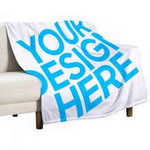 Lade das Bild in den Galerie-Viewer, Einseitiger Druck Anti-Pilling-Flanell Decke Flauschige Decke Tagesdecke Kuscheldecke Handwerk in verschiedene Größen selbst gestalten und bedrucken
