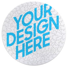 Lade das Bild in den Galerie-Viewer, Rundform Holz Foto Puzzle - Teile in Tierform - selbst gestalten und bedrucken