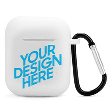 Lade das Bild in den Galerie-Viewer, Kopfhörer-Schutzhülle, Hülle für Apple AirPods Kopfhörer - Silikon Schutzhülle Etui Case Cover Schoner Katze Design mit Foto Text selbst gestalten und bedrucken