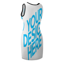 Lade das Bild in den Galerie-Viewer, Ärmelloses Sommerkleid Weste-Kleid NZ014 für Damen / Frauen selbst gestalten und bedrucken