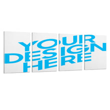 Lade das Bild in den Galerie-Viewer, Ganzes Bild Vertikale Version 1:2 hängende Poster 4 Panel / Wandbilder 4-teilig / Leinwand Malerei mit Foto selbst gestalten und bedrucken