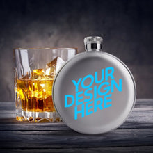 Lade das Bild in den Galerie-Viewer, Doppelseitiger UV Druck Weinflasche aus Lebensmittelqualität Metall Edelstahl mit Foto selbst gestalten und bedrucken