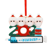 Lade das Bild in den Galerie-Viewer, Weihnachtsmann deko klein Weihnachtsdeko mit Spritze als Anhänger für Weihnachten mit Foto & Text selbst gestalten und bedrucken