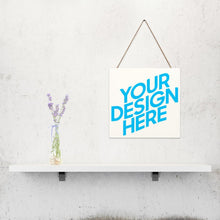 Lade das Bild in den Galerie-Viewer, Holzbrett Bilderrahmen Bild selbst gestalten und bedrucken
