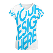 Lade das Bild in den Galerie-Viewer, Einzelbilddruck V-Shirt Tshirt mit V-Ausschnitt AHT mit Foto Muster Text Logo selbst gestalten und bedrucken