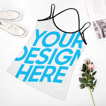 Lade das Bild in den Galerie-Viewer, Over Size Einzelbilddruck Sexy Spaghetti Tank Top Spaghettiträger-Top Sommer MK Große Größen Damen / Frauen mit Fotos Muster Text Logo selbst gestalten und bedrucken