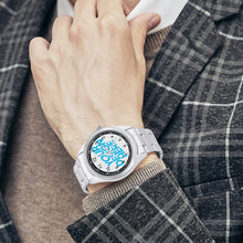 Lade das Bild in den Galerie-Viewer, Einfache Stahlbanduhr Armbanduhr selbst gestalten und bedrucken