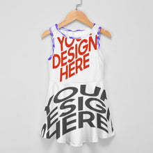 Lade das Bild in den Galerie-Viewer, Einzelbild-Design Mädchen Kleid Trägerkleid F12Q mit Foto Design Motiv Text selbst gestalten und bedrucken