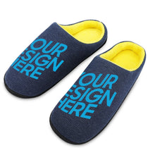 Lade das Bild in den Galerie-Viewer, Winter Premium Hausschuhe Pantoffeln für Herren aus Baumwolle mit Foto selbst gestalten und bedrucken