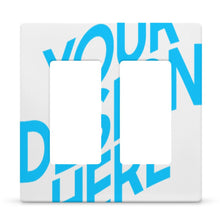 Lade das Bild in den Galerie-Viewer, Lichtschalterplatte mit Fotos Muster Text Logo selbst gestalten und bedrucken