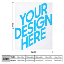 Lade das Bild in den Galerie-Viewer, Flauschige Decke Tagesdecke Kuscheldecke Handwerk mit Foto selbst gestalten und bedrucken