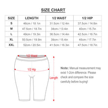 Lade das Bild in den Galerie-Viewer, 1/2 Yoga Hose Sporthose Kurz Tights Y10B Für Damen / Frauen Selbst Gestalten Und Bedrucken