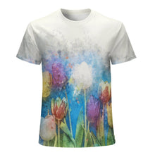 Lade das Bild in den Galerie-Viewer, Große Größen 100% Baumwolle Kurzarm T-Shirt TSHIRT Volldruck-T-Shirts ZP057 für Damen Frauen mit Foto Muster Text selbst gestalten und bedrucken