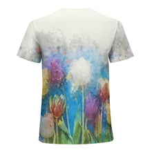 Lade das Bild in den Galerie-Viewer, Große Größen 100% Baumwolle Kurzarm T-Shirt TSHIRT Volldruck-T-Shirts ZP057 für Damen Frauen mit Foto Muster Text selbst gestalten und bedrucken