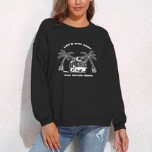 Lade das Bild in den Galerie-Viewer, 100% Baumwolle Rundhalspullover Rundhalsshirt Sweatshirt A-071 für Damen Frauen mit Foto Muster Text selbst gestalten und bedrucken