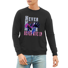 Lade das Bild in den Galerie-Viewer, 100% Baumwolle Rundhalspullover Sweatshirts Vorderdruck A-071 für Herren Männer mit Foto Text selbst gestalten und bedrucken