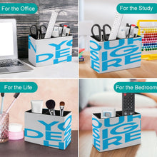 Lade das Bild in den Galerie-Viewer, Stiftehalter aus Leder mit Foto Muster Text Logo selbst gestalten und bedrucken