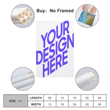 Lade das Bild in den Galerie-Viewer, Vertikale Version 2:3 Aufhängende Leinwand Malerei / Hängende Gemälde mit Foto selbst gestalten und bedrucken