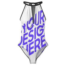 Lade das Bild in den Galerie-Viewer, 2024 NEW Einzelbild-Design Damen/Frauen Einteiliger Badeanzug Strandbadeanzug aus einfarbigem Mesh Patchwork femininer enger Badeanzug SDS2001 mit Foto Design Motiv Text selbst gestalten und bedrucken
