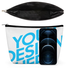 Lade das Bild in den Galerie-Viewer, Kulturbeutel Kosmetiktasche Reisekosmetiktasche Schminktasche Waschbeutel mit Fotos Muster Text Logo selbst gestalten und bedrucken