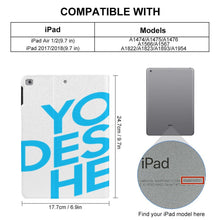 Lade das Bild in den Galerie-Viewer, iPad Hülle Schutzhülle TPU Leder mit Foto Design Motiv Text selbst gestalten und bedrucken