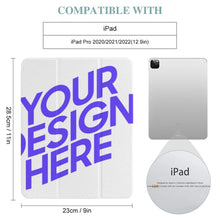 Lade das Bild in den Galerie-Viewer, Tablet-Hülle Schutzhülle mit eingebautem Pencil Halter für iPad Pro (12,9 Zoll) mit Foto Design Motiv Text selbst gestalten und bedrucken