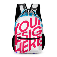 Lade das Bild in den Galerie-Viewer, Hohe Qualität Multi-Image-Druck Kinder Schultasche Kinderrucksack für Jungen Mädchen mit Fotos Muster Text Logo selbst gestalten und bedrucken