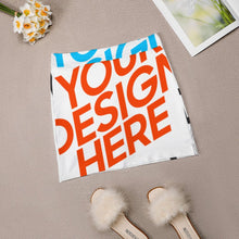 Lade das Bild in den Galerie-Viewer, Multi-Image-Druck Frauen A-Line Hosenrock AMQ mit Fotos Muster Text Logo selbst gestalten und bedrucken