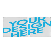 Lade das Bild in den Galerie-Viewer, Unisex Damen Herren Geldbörse Leder im Querformat mit Foto Design Motiv Text selbst gestalten und bedrucken