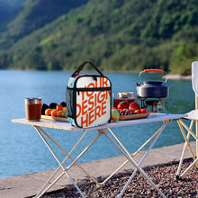 Lade das Bild in den Galerie-Viewer, Multi-Image-Druck isolierte Kühltasche Lunch Tasche Lunchbag Wiederverwendbare Thermo-Tragetasche mit Fotos Muster Text Logo selbst gestalten und bedrucken