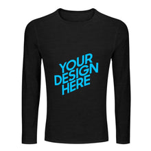 Lade das Bild in den Galerie-Viewer, Langarm T-Shirt mit Rundhalsausschnitt Herren selbst gestalten und bedrucken