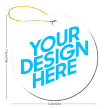 Lade das Bild in den Galerie-Viewer, Rundes Keramik-Souvenir 7,2*7,2cm selbst gestalten und bedrucken