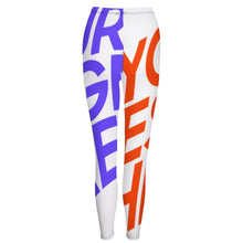 Lade das Bild in den Galerie-Viewer, Multi-Image-Druck Damen / Frauen Sport Fitness Yoga Jogginghose Leggings NZ205 mit Fotos Muster Text Logo selbst gestalten und bedrucken