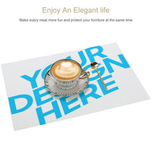 Lade das Bild in den Galerie-Viewer, PVC Tischset Tischmatte Platzset abwaschbar mit Foto Logo Text selbst gestalten und bedrucken