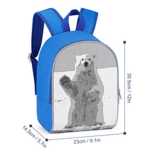Lade das Bild in den Galerie-Viewer, 13 Zoll Schulrucksack Schultasche Rucksack Schule Mädchen Jungen Teenager mit Fotos Muster Text Logo selbst gestalten und bedrucken