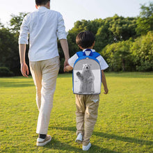Lade das Bild in den Galerie-Viewer, 13 Zoll Schulrucksack Schultasche Rucksack Schule Mädchen Jungen Teenager mit Fotos Muster Text Logo selbst gestalten und bedrucken