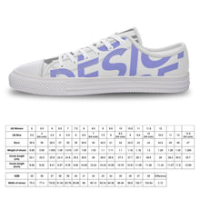 Lade das Bild in den Galerie-Viewer, Damen/Herren Canvas Schuhe Low niedrig geschnittene Segeltuchschuhe selbst gestalten und bedrucken