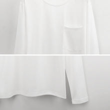 Lade das Bild in den Galerie-Viewer, Einzelbilddruck Langarmshirt Longsleeve mit Brusttasche ELREV2 für Herren / Männer mit Foto Muster Text Logo selbst gestalten und bedrucken