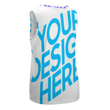 Lade das Bild in den Galerie-Viewer, Tanktop Shirt TSHIRT mit Rundhals YB für Damen Frauen mit Foto Text selbst gestalten und bedrucken