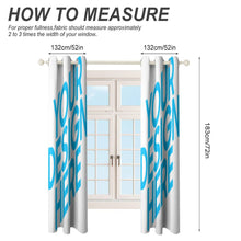 Lade das Bild in den Galerie-Viewer, Perforierter Vorhang - Druck Zwei Teile sind gleich - selbst gestalten und bedrucken