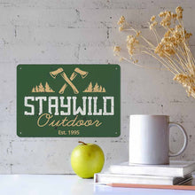 Lade das Bild in den Galerie-Viewer, 14*20cm Horizontale Version Metallschild Blechschilder Deko Schild mit Spruch Wand- und Türdeko mit Fotos Text selbst gestalten und bedrucken