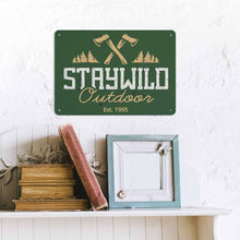 Lade das Bild in den Galerie-Viewer, 14*20cm Horizontale Version Metallschild Blechschilder Deko Schild mit Spruch Wand- und Türdeko mit Fotos Text selbst gestalten und bedrucken